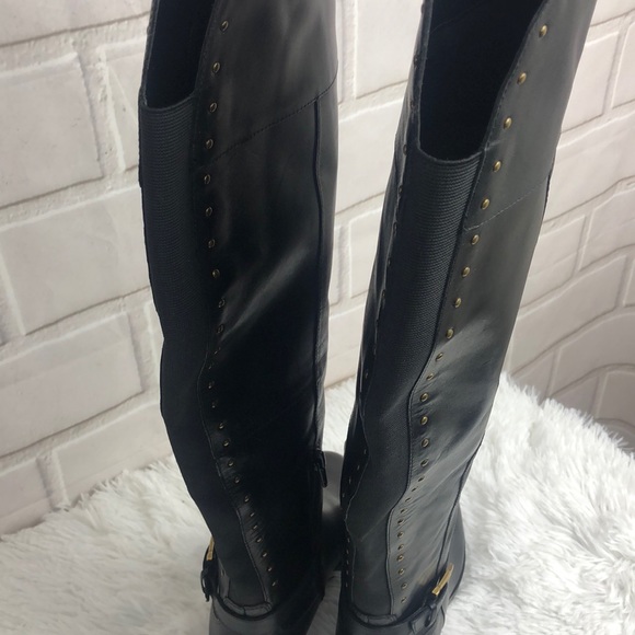 Gibson&Latimer Leather Over-the-Knee Riding Boots - Picture 11 of 13